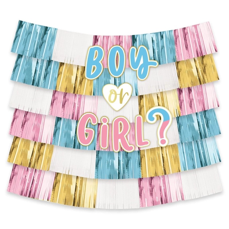 Gender Reaveal Party Deluxe Backdrop Kit