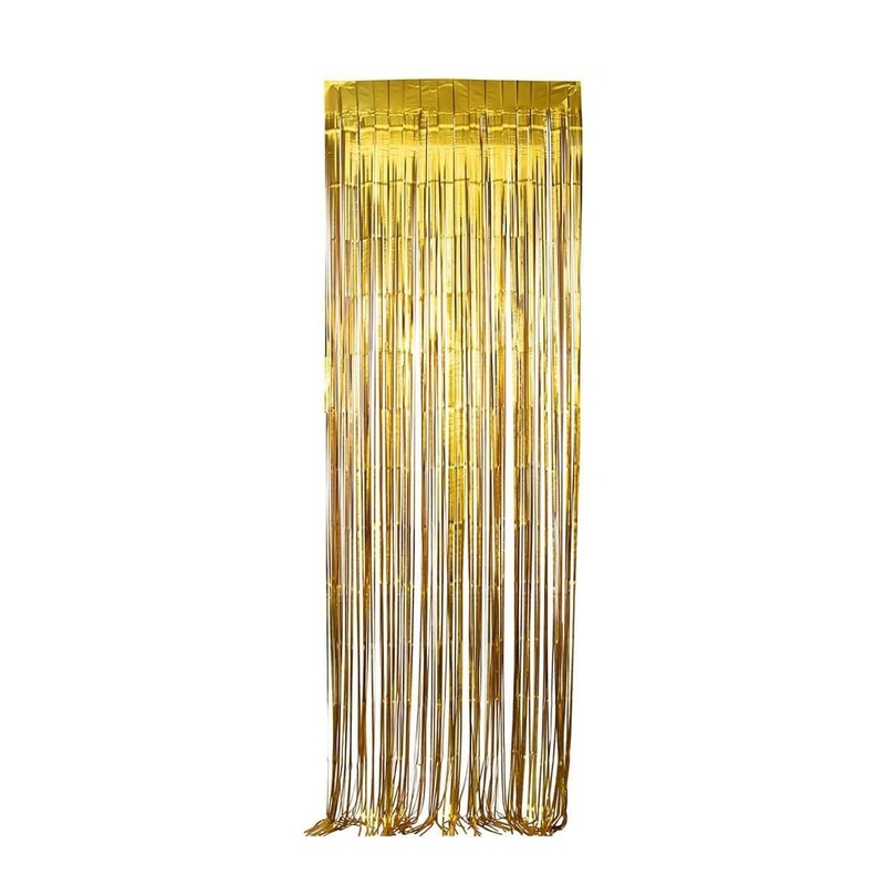 Gold Foil Fringe Curtain