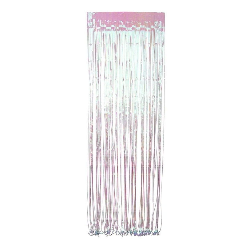 Iridescent Foil Fringe Curtain