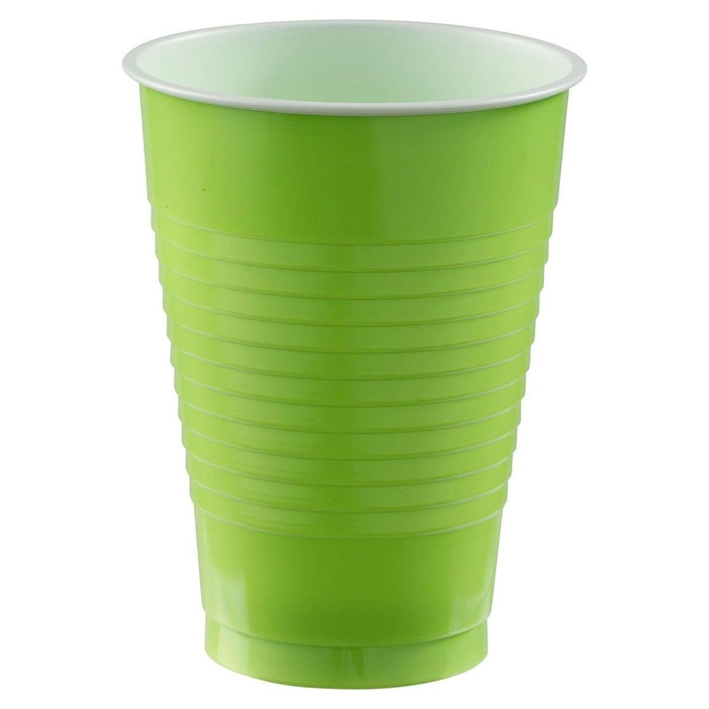 Kiwi Plastic Cups, 12 oz., 20 Count