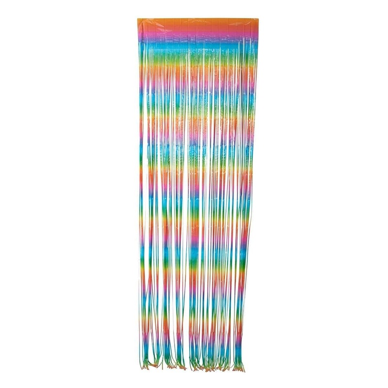 Rainbow, Macaroon Collection, Foil Fringe Curtain