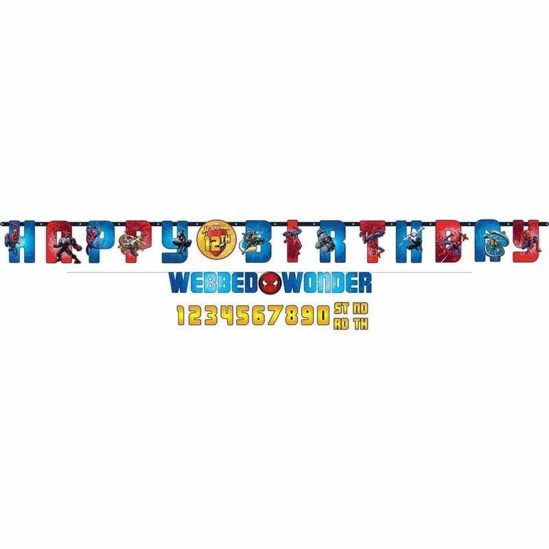 Spider-man Jumbo Letter Banner Kit