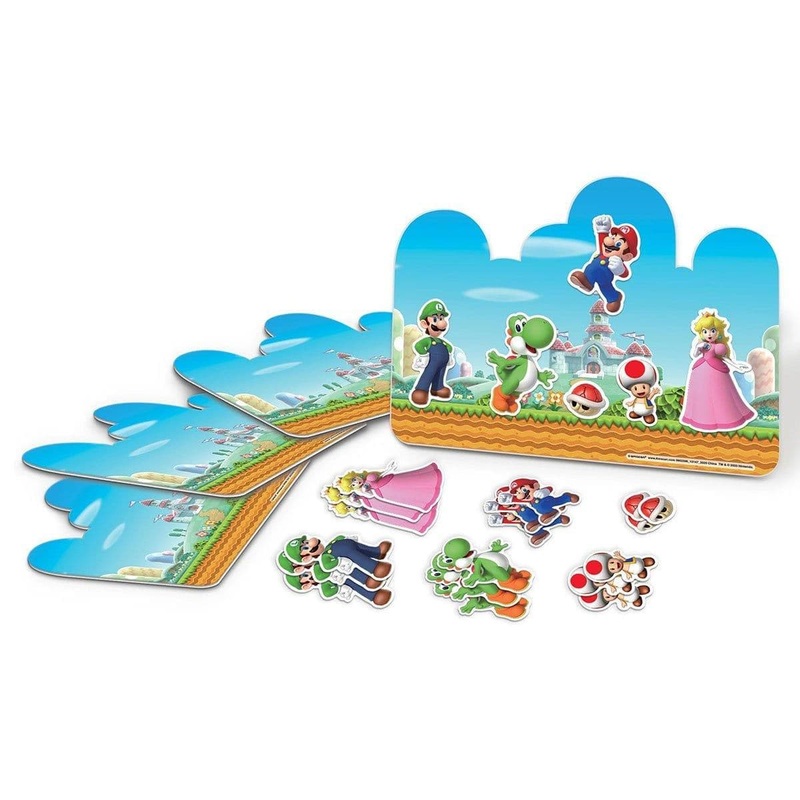 Super Mario Bros Birthday Party Craft Kit, 4 Count