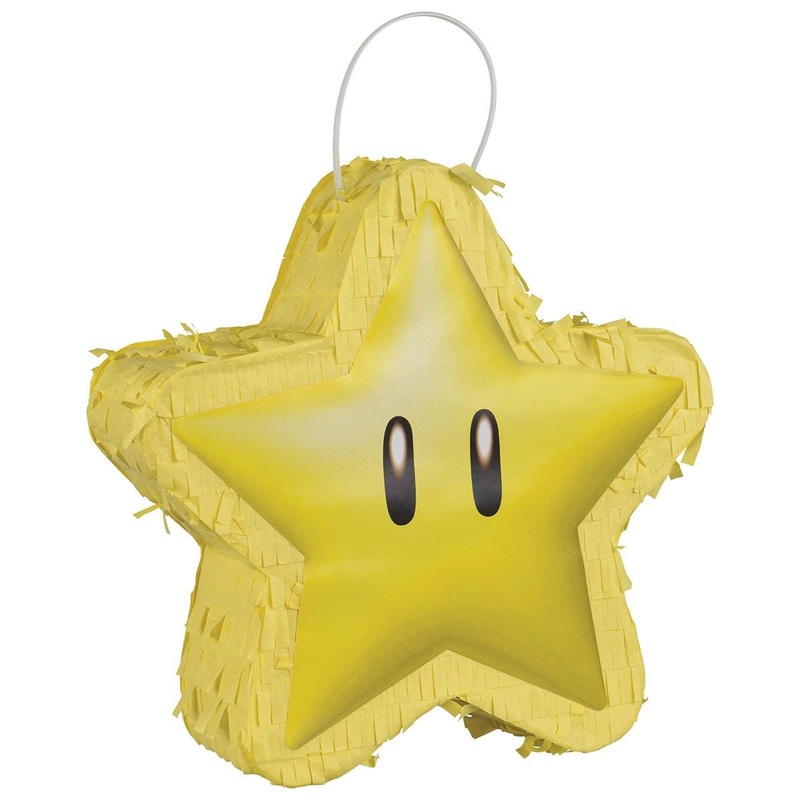 Super Mario Bros Birthday Party Mini Star Pinata