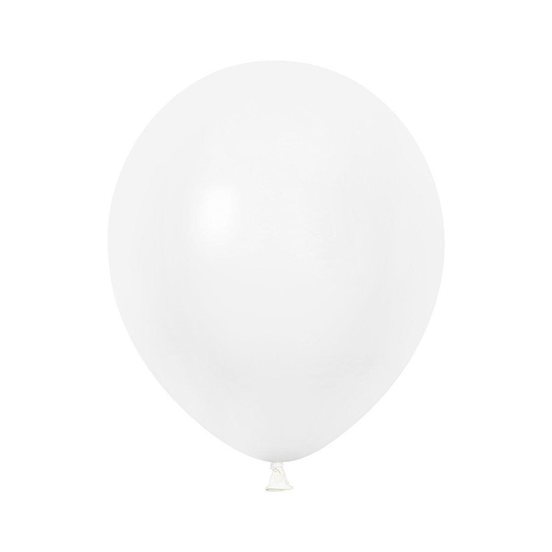 White Latex Balloon 5 Inches, 100 Count