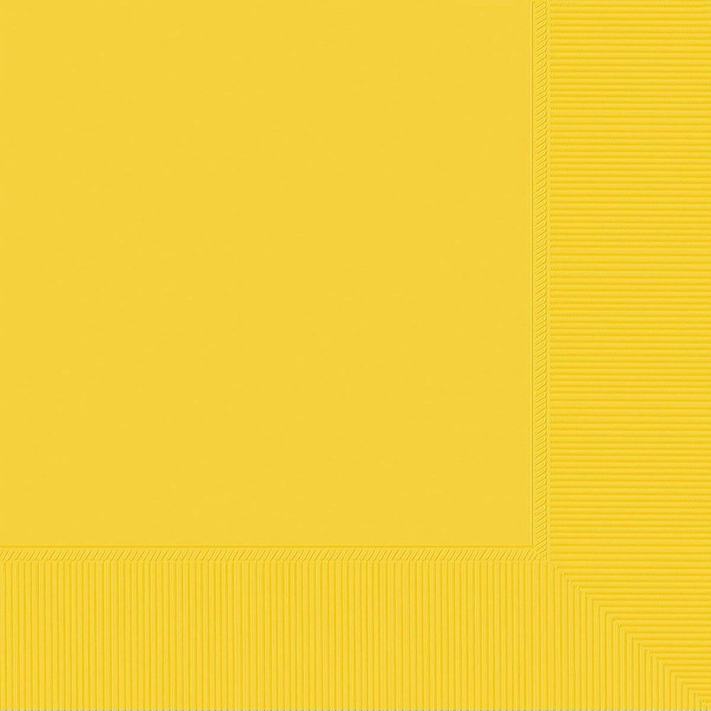 Yellow Sunshine Lunch Napkins, 40 Count