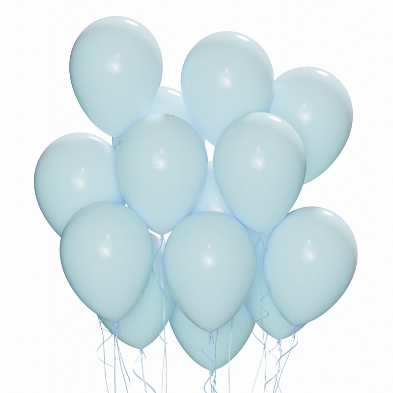 Baby Blue Latex Balloon 12 Inches, 72 Count