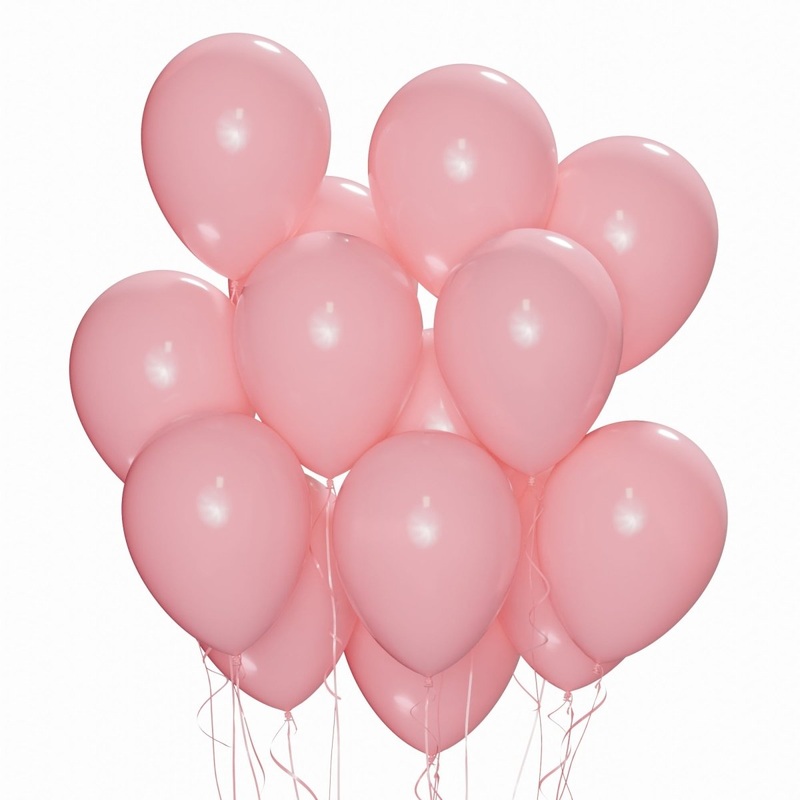 Baby Pink Latex Balloon 12 Inches, 15 Count