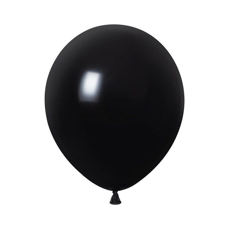 Black Latex Balloon 5 Inches, 100 Count