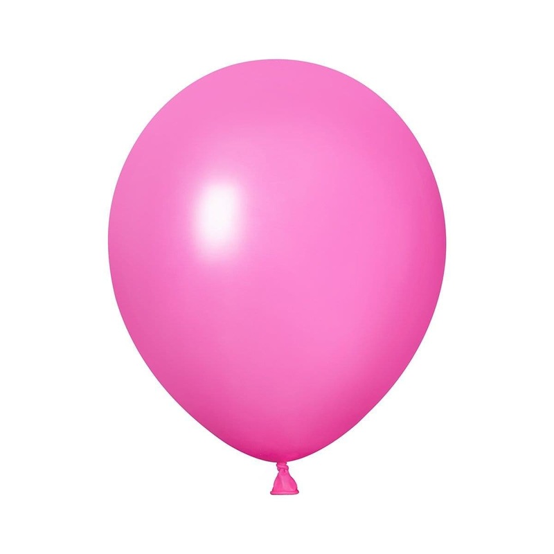 Fuchsia Latex Balloon 5 Inches, 100 Count