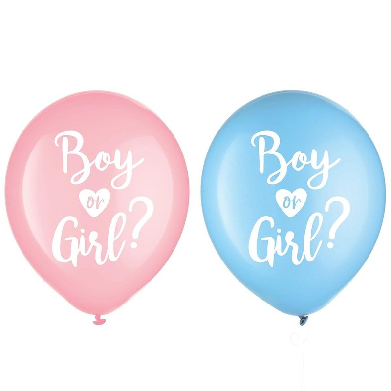 Gender Reveal Party: Latex Balloon 12 Inches, 15 Count