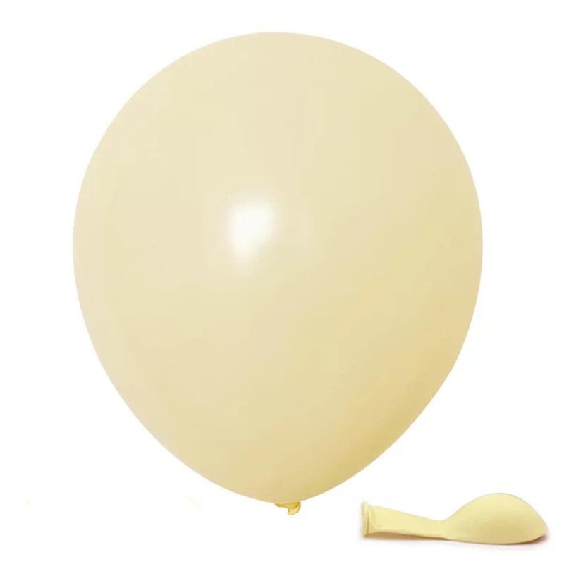 Yellow Latex Balloon 5 Inches, Macaroon Collection, 100 Count