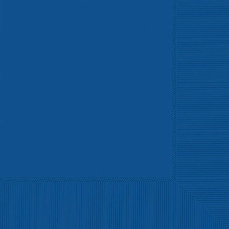 Bright Royal Blue Lunch Napkins, 40 Count