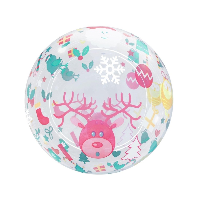Christmas Deer Bubble Balloon HD, 20 Inches