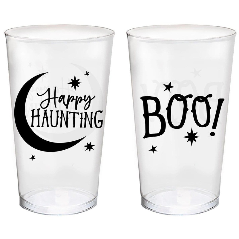 Classic Black&White Printed Tumblers, Assortment, 1 count