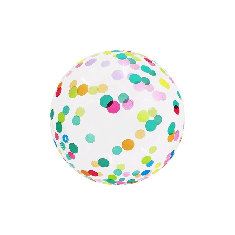 Confetti Bubble Balloon, Multicolor, 18 Inches