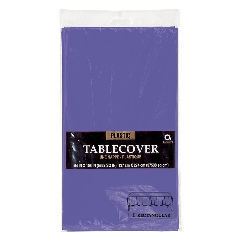 New Purple Plastic Tablecover