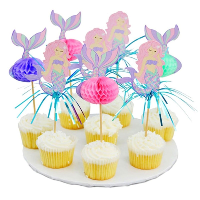 Party Picks, Mermaid, 8 Count