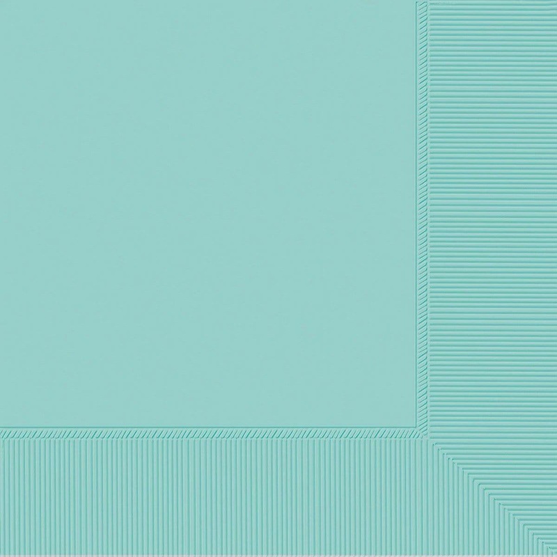Robin' Egg Blue Dinner Napkins, 40 Count