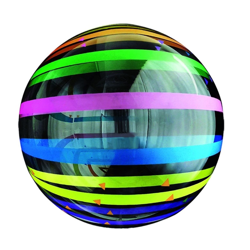 Stripe Bubble Balloon, Multicolor, 20 Inches