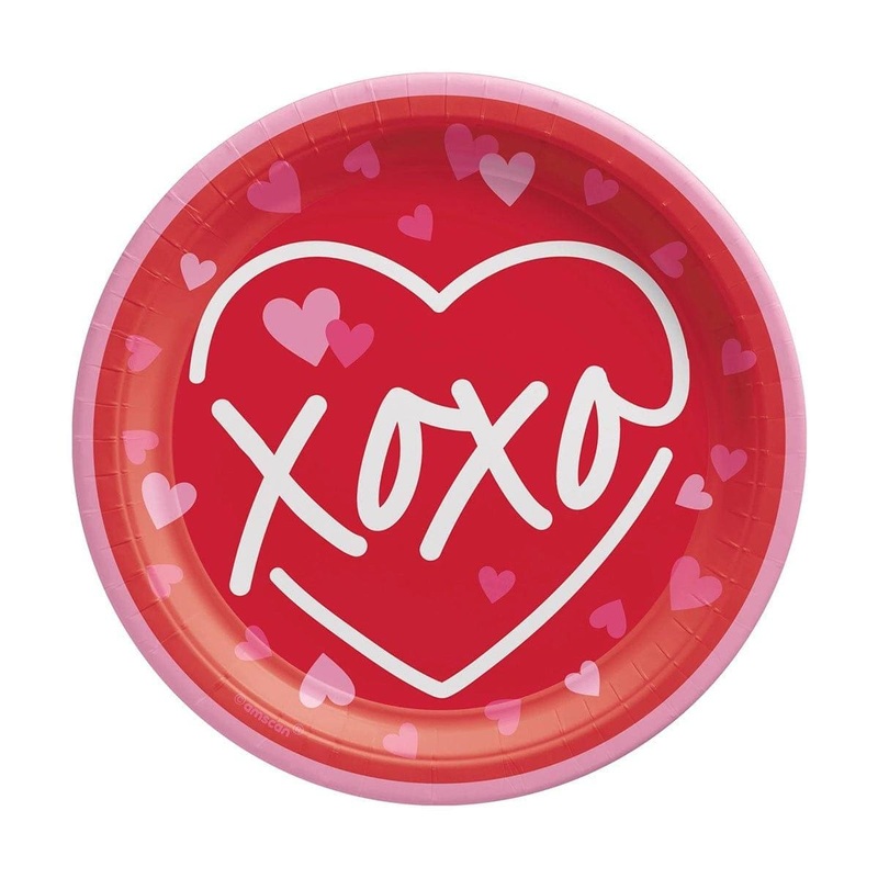 Cross My Heart Desert Plates, 7 inches, 8 Count