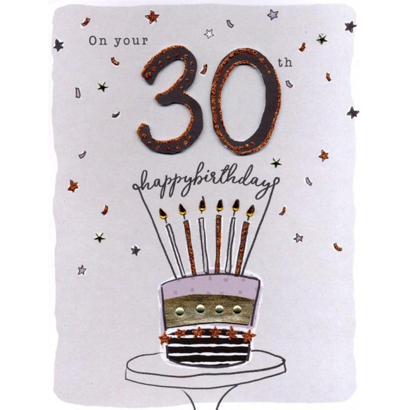 Gigantic Card, On Your 30Th Birthday