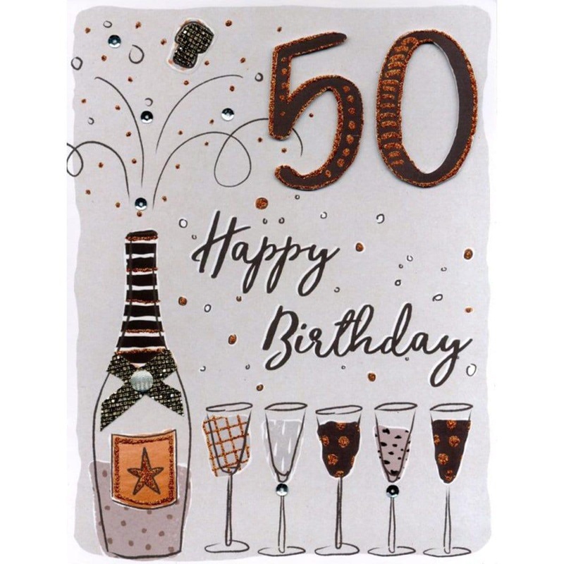 Gigantic Card, On Your 50Th Birthday