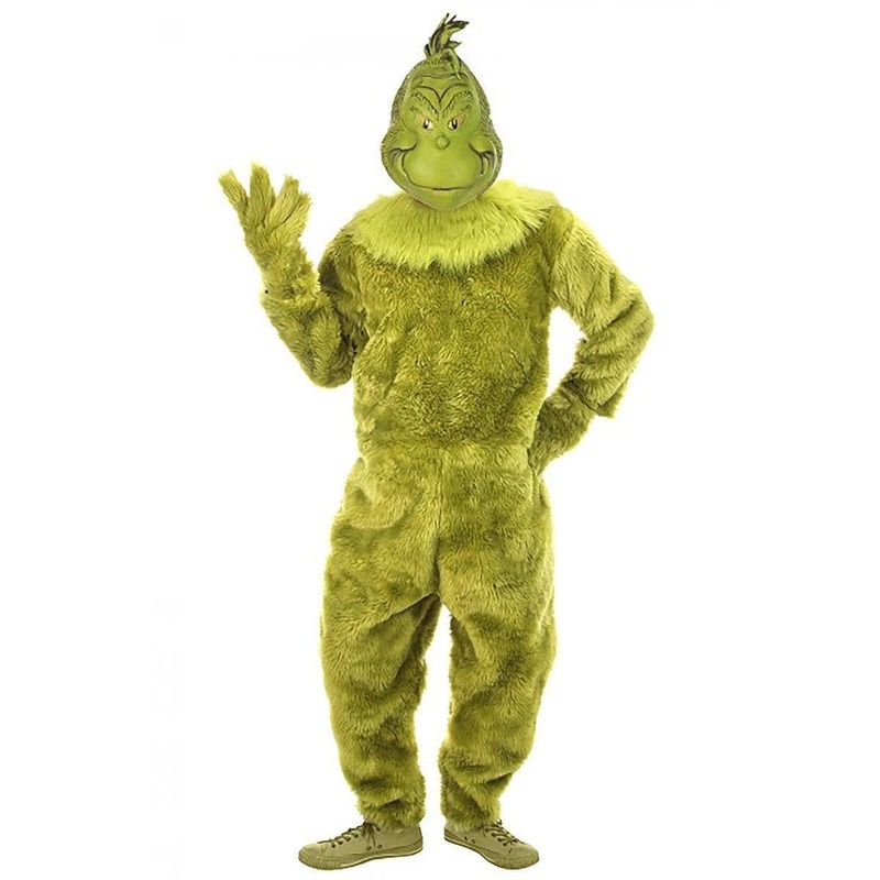 Grinch Deluxe Jumpsuit, Adults, Dr. Seuss: The Grinch S/M