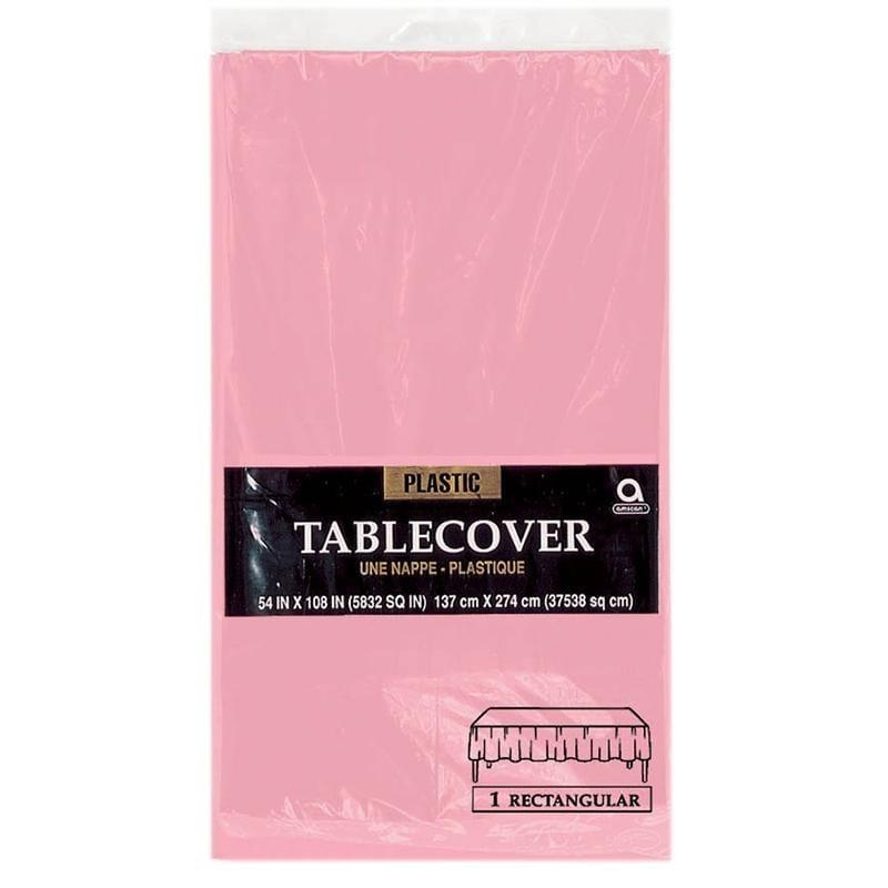 Plastic Tablecover - New Pink 54 x 108 in.