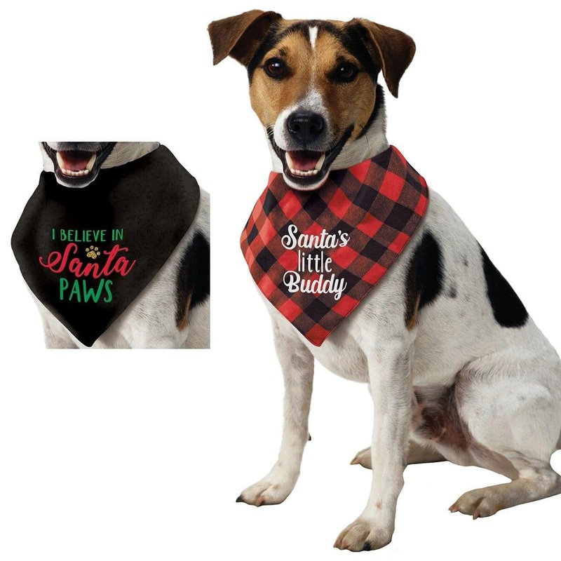 Santa Pet Reversible Bandana