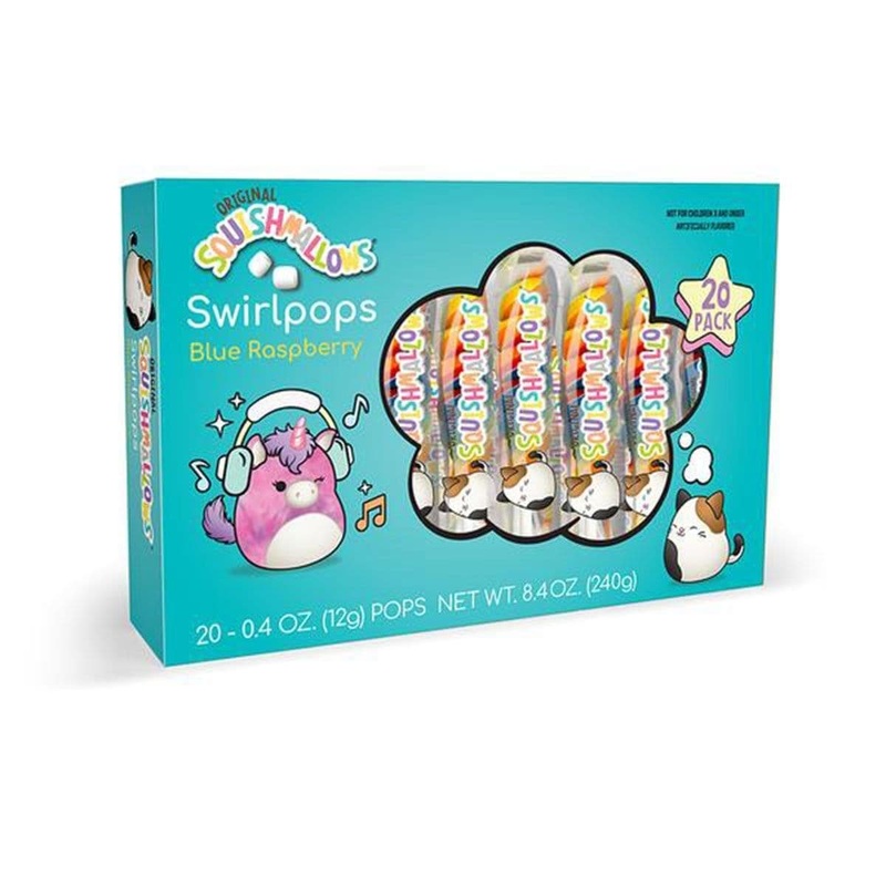 Squishmallow, Swirl Pops 240g., 20/Pkg