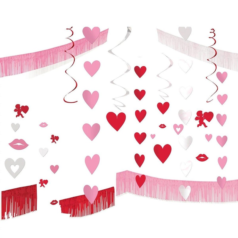 Valentine's Day Giant Room Decoration Kit, 14 Count