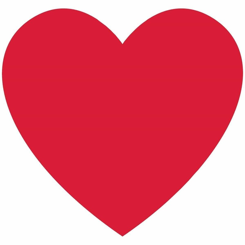 Valentine's Day Heart Cutout, 10 inches