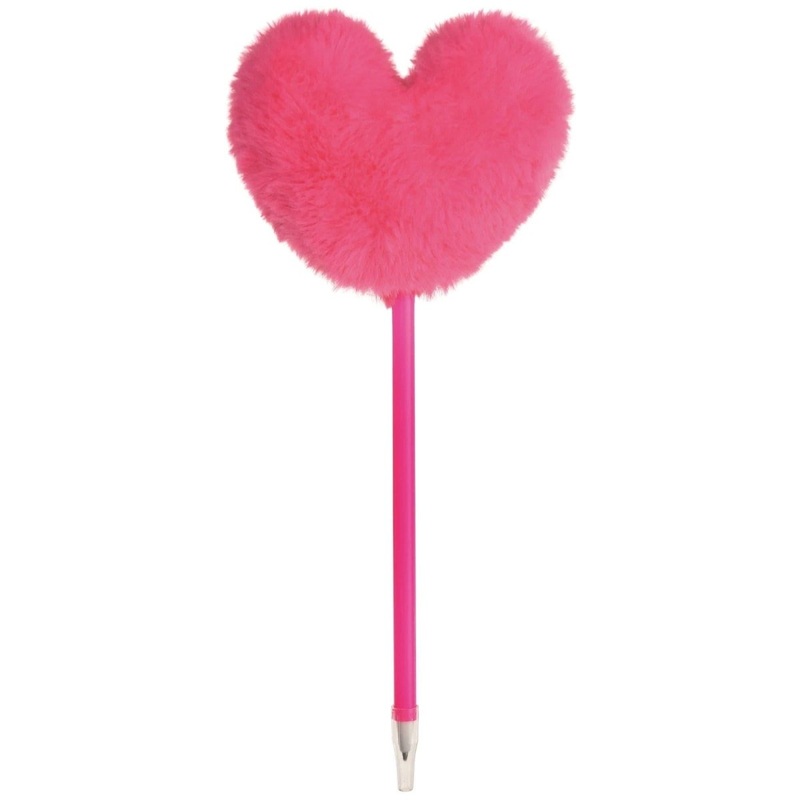 Valentine's Day Heart Puffy Topped Pen Favour