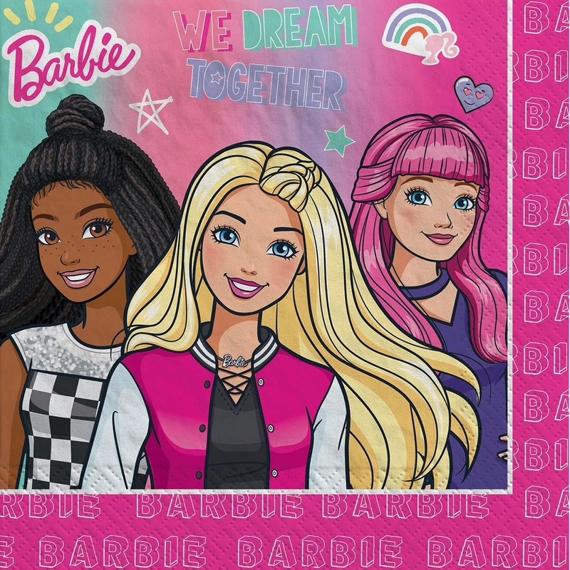 Barbie Lunch Napkins, 16Count