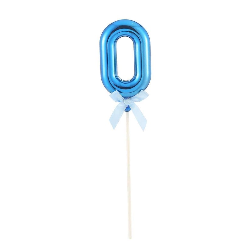 Cake Topper  #0, Blue