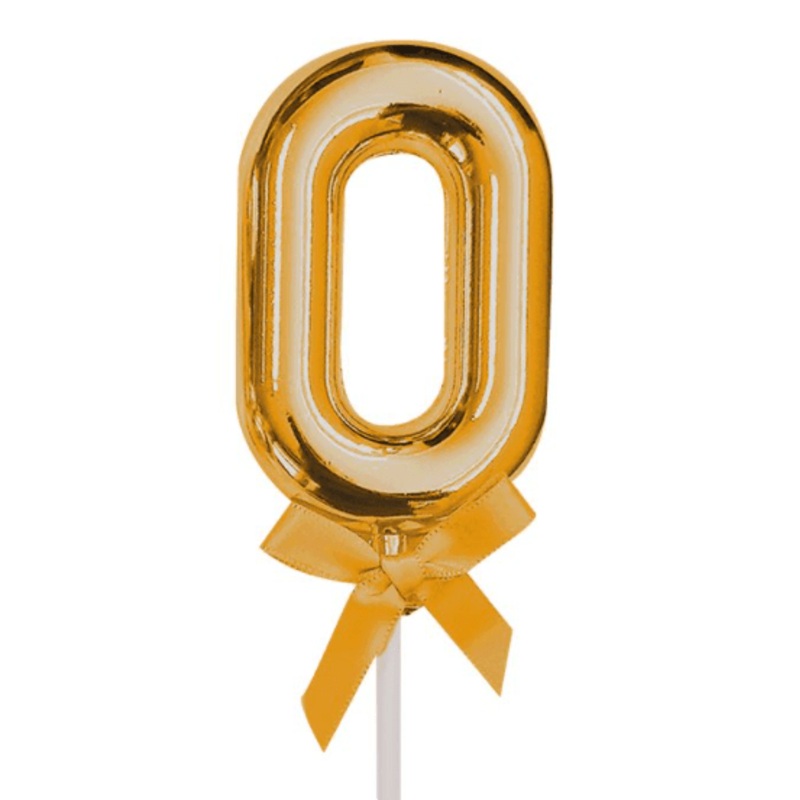 Cake Topper #0, Gold