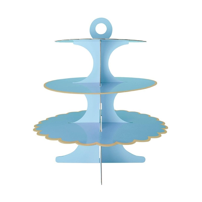 Cupcake Stand 3 Tiers, Light Blue