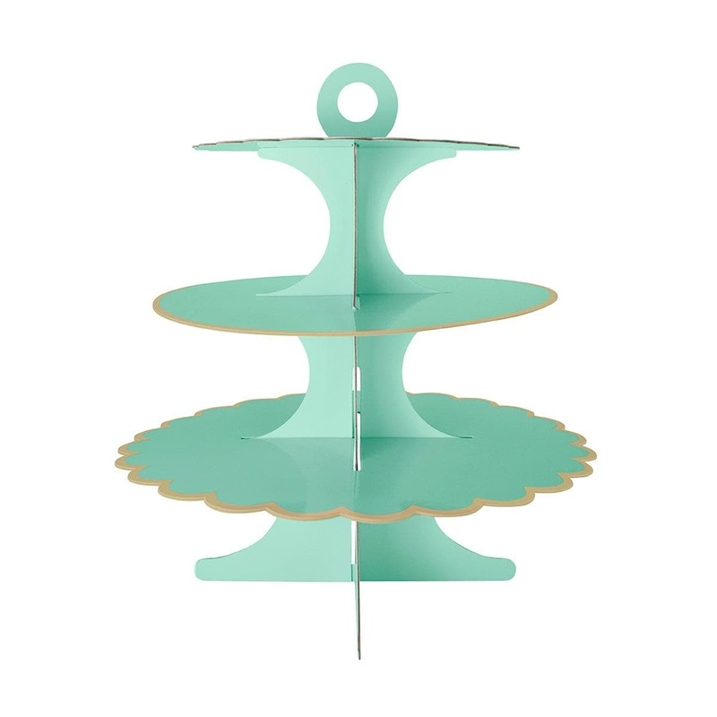 Cupcake Stand 3 Tiers, Mint Green