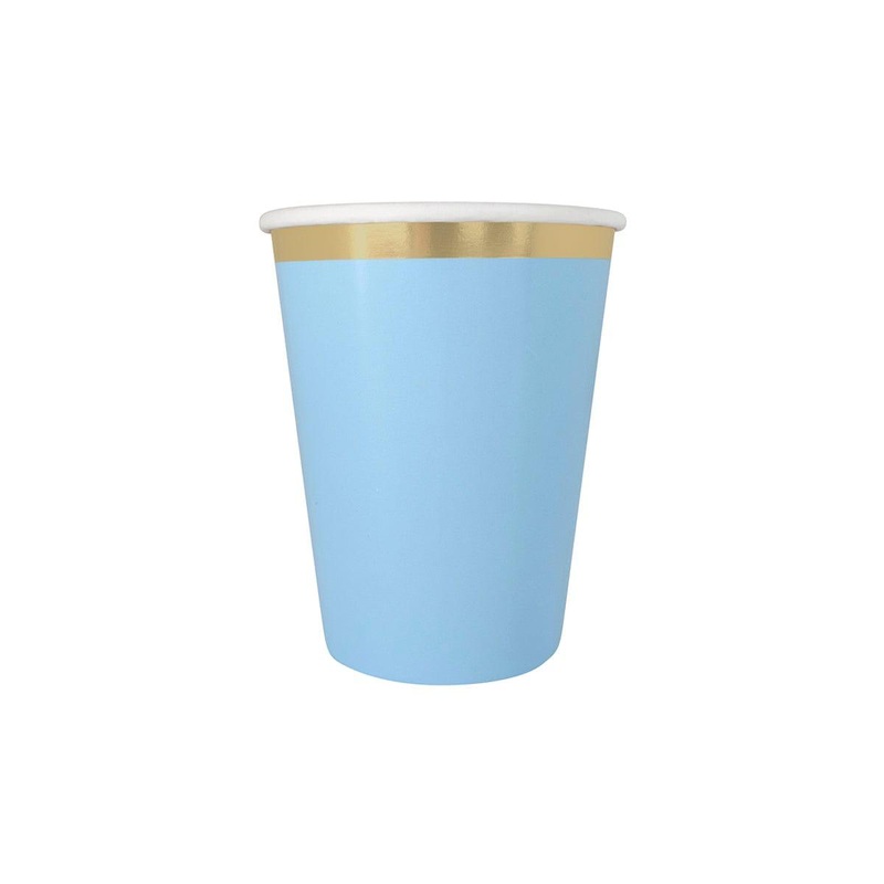 Cups Light Blue, 9 Oz, 8 Count