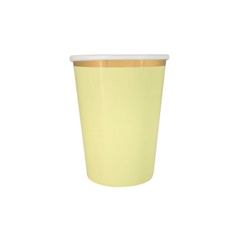 Cups Yellow, 9 Oz, 8 Count