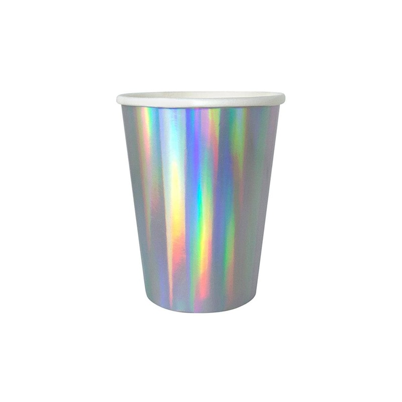 Iridescent Cups, 9 Oz, 8 Count