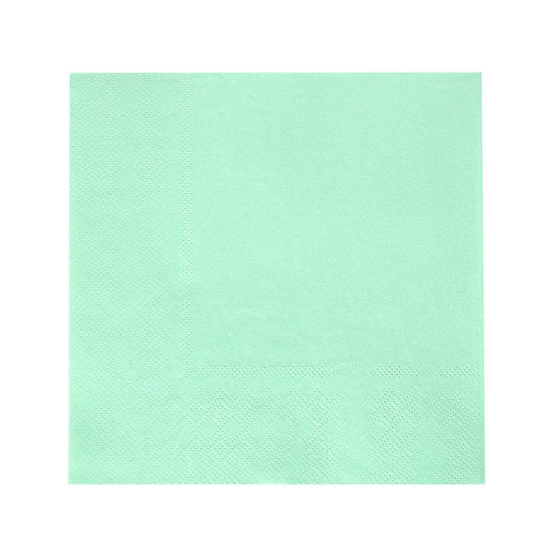Mint Green Lunch Napkins, 16 Count