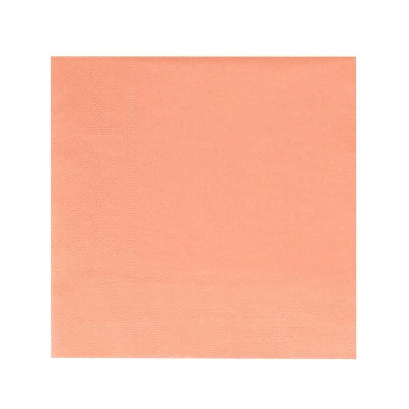 Orange Lunch Napkins, 16 Count