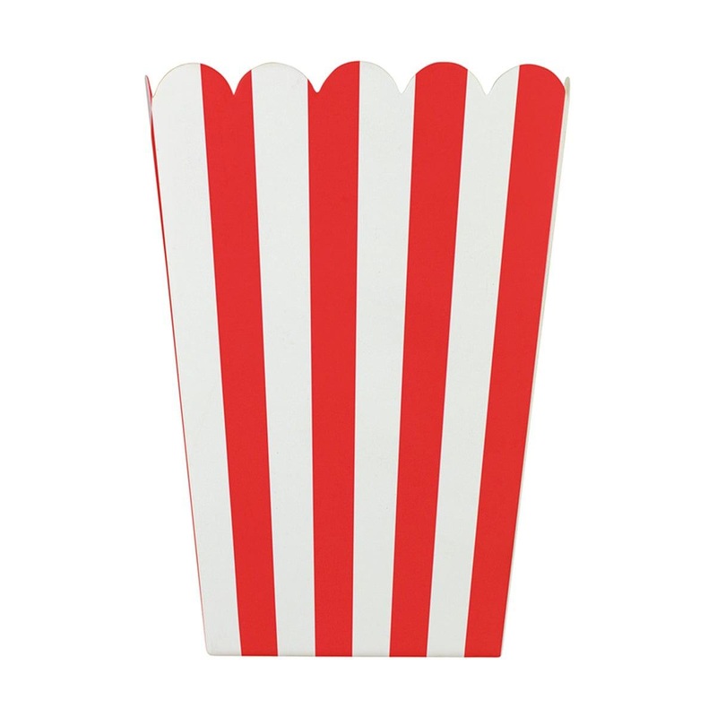 Red and White Treat Boxes, 12 Count