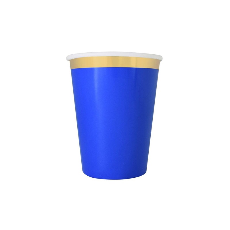 Royal Blue Cups, 9 Oz, 8 Count