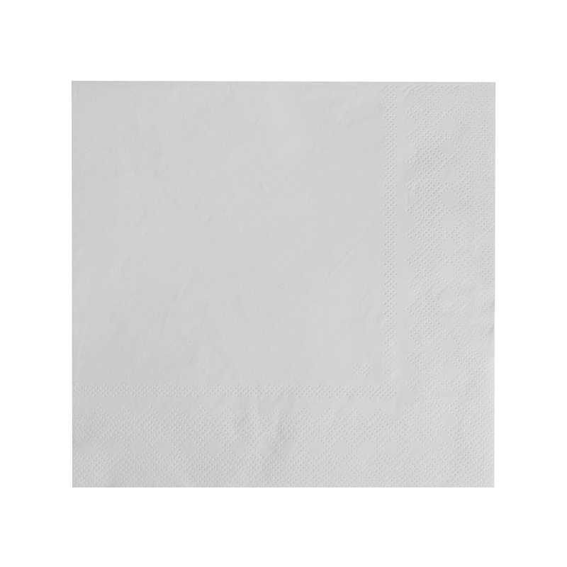 White Lunch Napkins, 16 Count