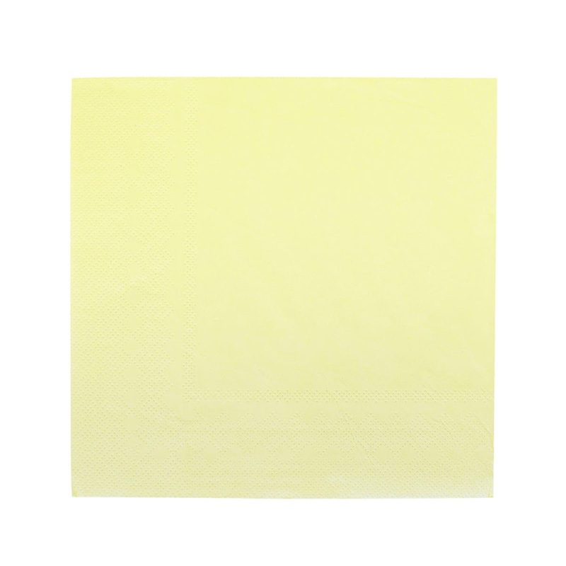 Yellow Lunch Napkins, 16 Count