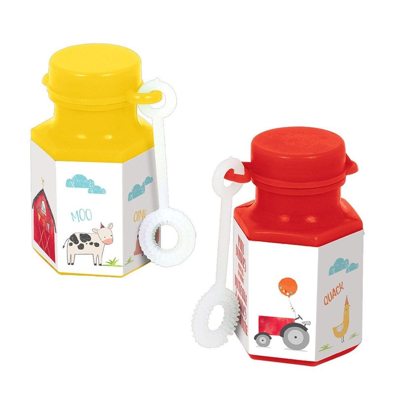 Barnyard Party Mini Bubbles Favours, 8Count