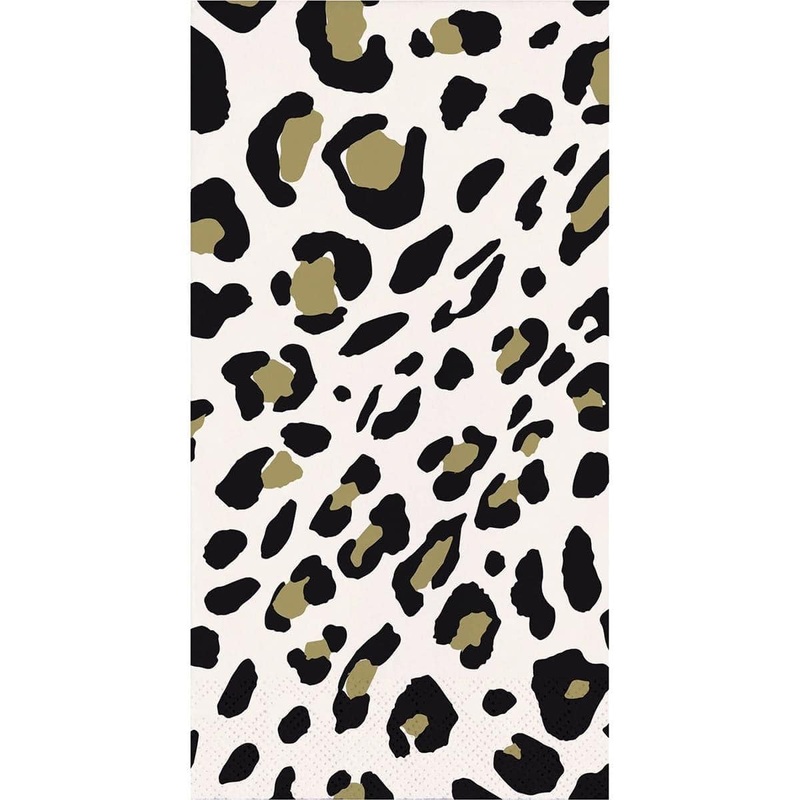 Leopard Guest Napkins, 16 Count